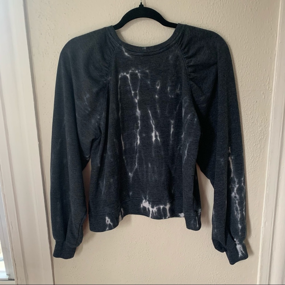 Anthropologie Gray Tie-Dye Sweatshirt - Picture 4 of 8